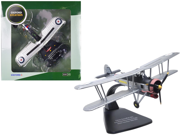 Fairey Swordfish Mk I Bomber Aircraft "FAA Historic Flight RNAS Yeovilton" Royal Navy "Oxford Aviation" Series 1/72 Diecast Model Airplane by Oxford Diecast