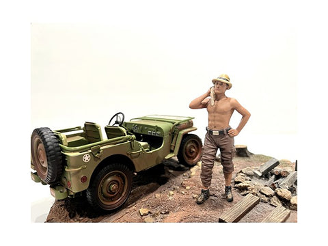 "4X4 Mechanic" Figure 1 for 1/18 Scale Models by American Diorama