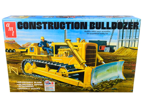 Skill 3 Model Kit Construction Bulldozer 1/25 Scale Model by AMT