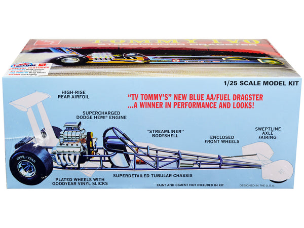 Skill 2 Model Kit Tommy Ivo Streamliner Dragster 1/25 Scale Model by AMT