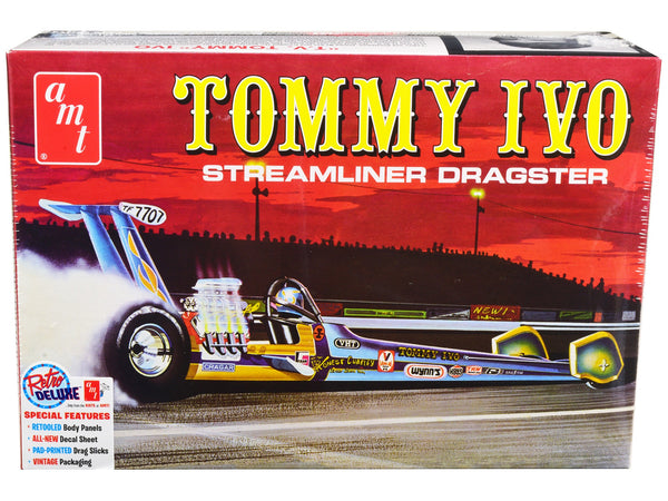 Skill 2 Model Kit Tommy Ivo Streamliner Dragster 1/25 Scale Model by AMT