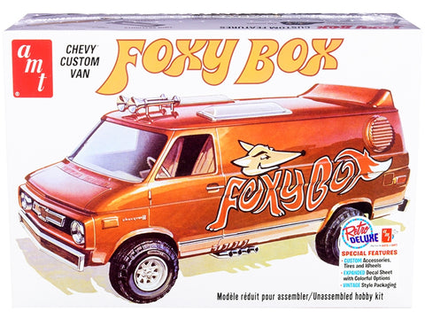 Skill 2 Model Kit Chevrolet Custom Van "Foxy Box" 1/25 Scale Model by AMT