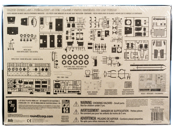 Skill 3 Model Kit Kenworth Conventional Tractor "Alaskan Hauler" 1/25 Scale Model by AMT