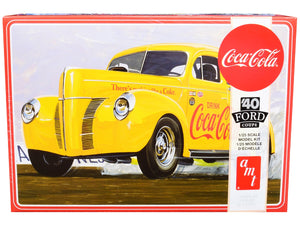 Skill 3 Model Kit 1940 Ford Coupe "Coca-Cola" 1/25 Scale Model by AMT