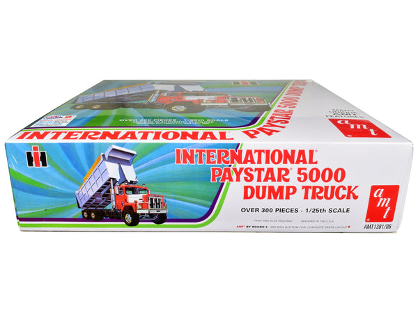 Skill 3 Model Kit International PayStar 5000 Dump Truck 1/25 Scale Model by AMT