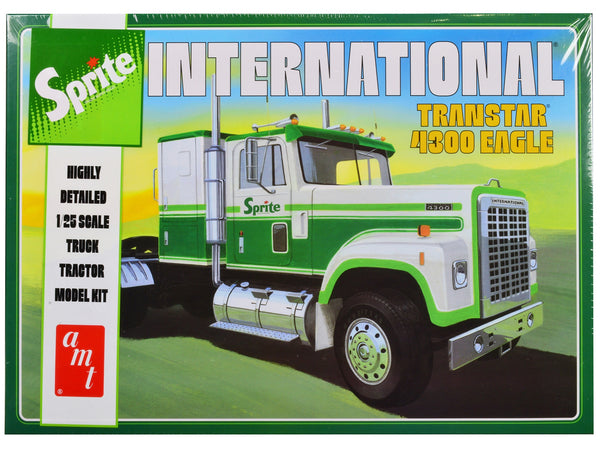 Skill 3 Model Kit International Transtar 4300 Eagle Truck Tractor "Sprite" 1/25 Scale Model by AMT