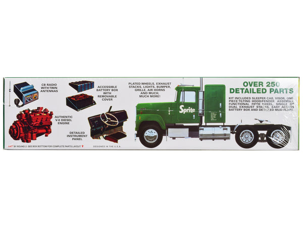 Skill 3 Model Kit International Transtar 4300 Eagle Truck Tractor "Sprite" 1/25 Scale Model by AMT