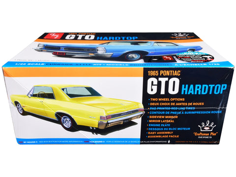 Skill 2 Model Kit 1965 Pontiac GTO Hardtop "Craftsman Plus" Series 1/25 Scale Model by AMT