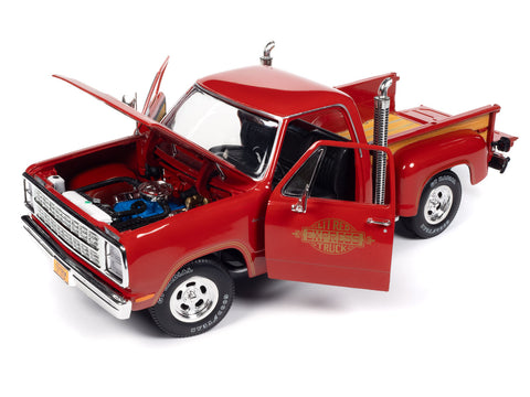 1979 Dodge Adventurer 150 Pickup Truck Canyon Red "Li'l Red Express" 1/18 Diecast Model Car by Auto World