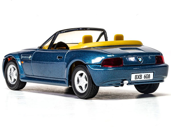 BMW Z3 Roadster Blue Metallic James Bond 007 "GoldenEye" (1995) Movie Diecast Model Car by Corgi