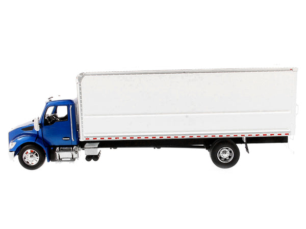 Kenworth T280 with Supreme Signature Van Truck Body Blue and White "Transport Series" 1/32 Diecast Model by Diecast Masters