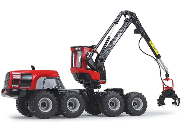 Komatsu 931XC.3 Harvester Red and Black 1/32 Diecast Model by First Gear