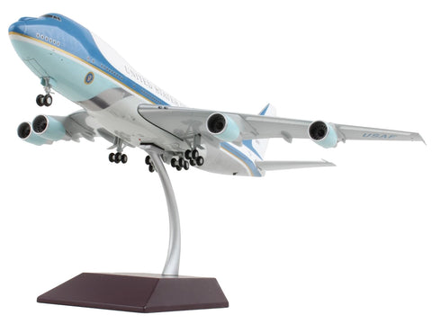 Boeing VC-25 Commercial Aircraft "Air Force One - United States of America" White and Blue "Gemini 200" Series 1/200 Diecast Model Airplane by GeminiJets