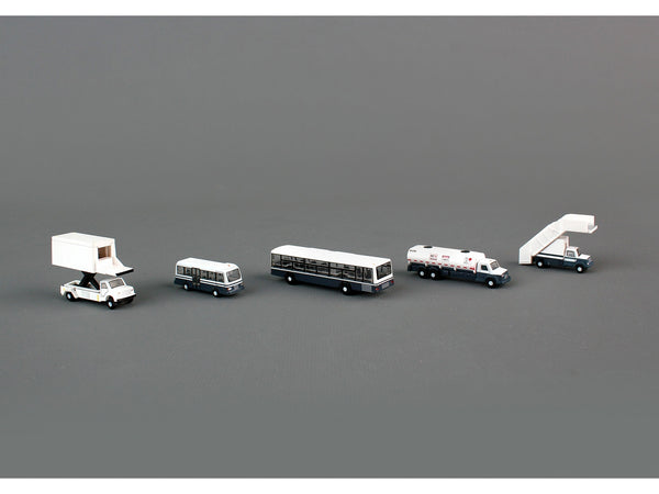 Airport Service Vehicles Set of 5 pieces "Gemini 200" Series 1/200 Diecast Models by GeminiJets