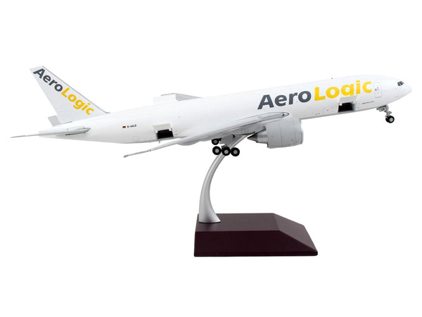 Boeing 777F Commercial Aircraft "AeroLogic" White "Gemini 200 - Interactive" Series 1/200 Diecast Model Airplane by GeminiJets