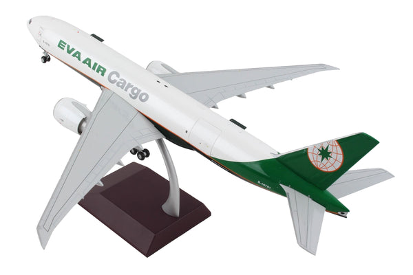 Boeing 777F Commercial Aircraft "Eva Air Cargo" White with Green Tail "Gemini 200 - Interactive" Series 1/200 Diecast Model Airplane by GeminiJets