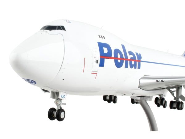 Boeing 747-400F Commercial Aircraft "Polar Air Cargo" White with Blue Tail "Gemini 200 - Interactive" Series 1/200 Diecast Model Airplane by GeminiJets