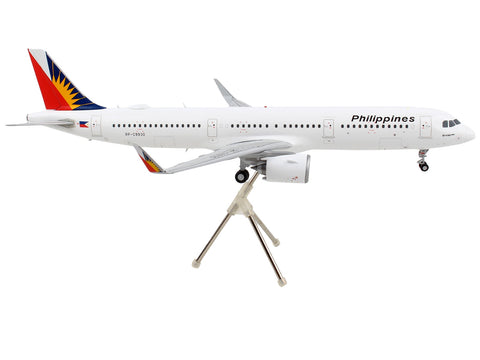 Airbus A321neo Commercial Aircraft "Philippine Airlines" White with Tail Graphics "Gemini 200" Series 1/200 Diecast Model Airplane by GeminiJets