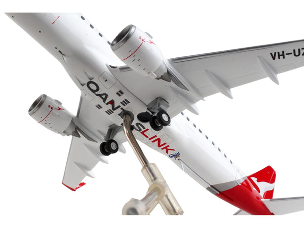 Embraer ERJ-190 Commercial Aircraft "Qantas Airways - QantasLink" White with Red Tail "Gemini 200" Series 1/200 Diecast Model Airplane by GeminiJets