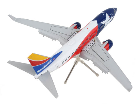 Boeing 737-700 Commercial Aircraft with Flaps Down "Southwest Airlines - Lone Star One" Texas Flag Livery "Gemini 200" Series 1/200 Diecast Model Airplane by GeminiJets