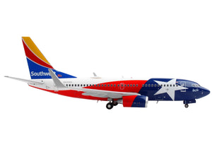 Boeing 737-700 Commercial Aircraft "Southwest Airlines - Lone Star One" Texas Flag Livery "Gemini 200" Series 1/200 Diecast Model Airplane by GeminiJets