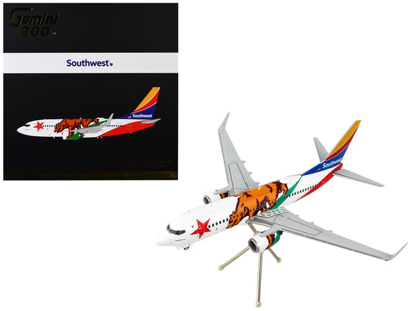 Boeing 737-700 Commercial Aircraft "Southwest Airlines - California One" California Flag Livery "Gemini 200" Series 1/200 Diecast Model Airplane by GeminiJets