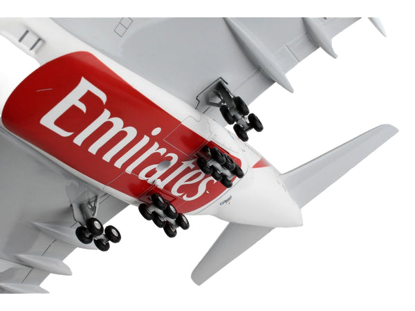 Airbus A380-800 Commercial Aircraft "Emirates Airlines - Dubai Expo 2020" White with Blue Graphics "Gemini 200" Series 1/200 Diecast Model Airplane by GeminiJets