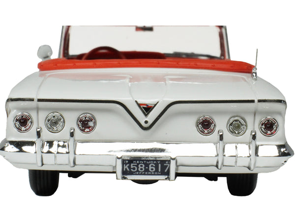 1961 Chevrolet Impala Convertible White with Red Interior Limited Edition to 240 pieces Worldwide 1/43 Model Car by Goldvarg Collection