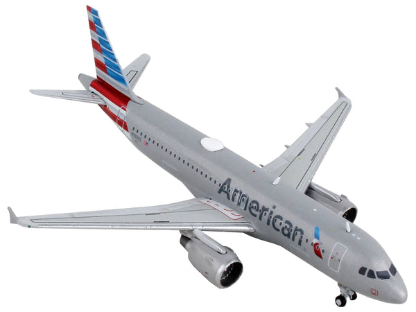 Airbus A320 Commercial Aircraft "American Airlines" Gray 1/400 Diecast Model Airplane by GeminiJets