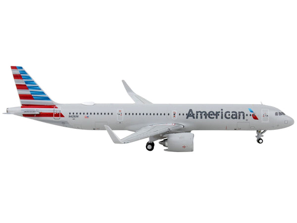Airbus A321neo Commercial Aircraft "American Airlines" Gray 1/400 Diecast Model Airplane by GeminiJets