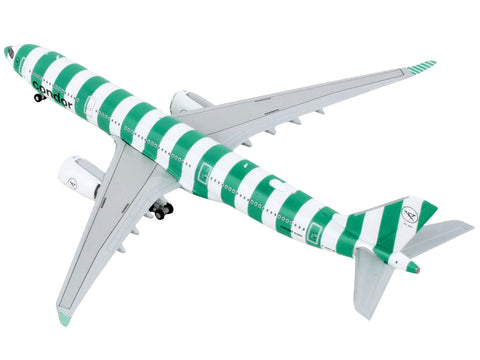 Airbus A330-900 Commercial Aircraft "Condor Airlines" Green and White Stripes 1/400 Diecast Model Airplane by GeminiJets