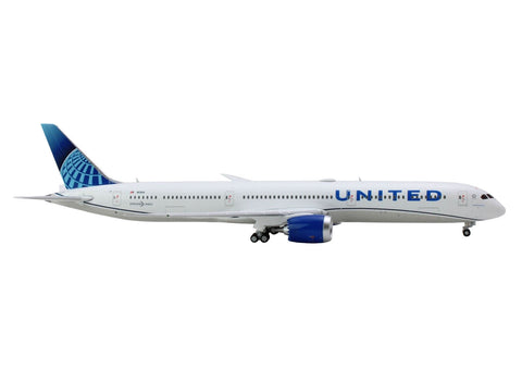 Boeing 787-10 Dreamliner Commercial Aircraft "United Airlines" (N13014) White with Blue Tail 1/400 Diecast Model Airplane by GeminiJets