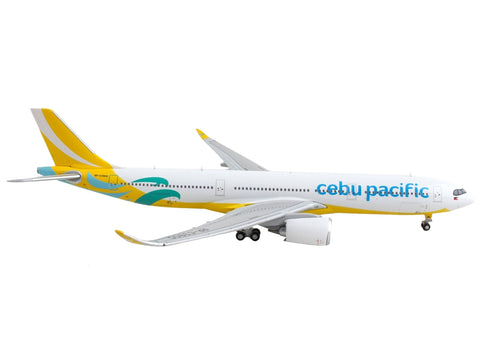 Airbus A330-900 Commercial Aircraft "Cebu Pacific" Yellow and White 1/400 Diecast Model Airplane by GeminiJets