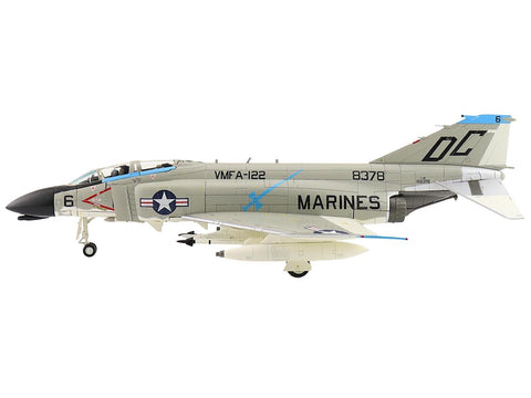McDonnell Douglas F-4B Phantom II Aircraft "VMFA-122 DA Nang Air Base" (1968) United States Marines "Air Power Series" 1/72 Diecast Model by Hobby Master