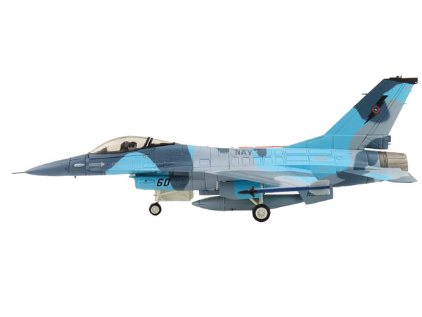 Lockheed F-16A Fighting Falcon Fighter Aircraft "NSAWC Adversary" (2006-2008) United States Navy "Air Power Series" 1/72 Diecast Model by Hobby Master