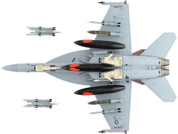 Boeing F/A-18F Super Hornet Fighter Aircraft "VFA-94 'Mighty Strikes' USS Nimitz" (2021) United States Navy "Air Power Series" 1/72 Diecast Model by Hobby Master