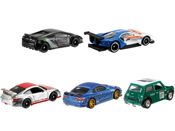 "Forza Motorsport" 5 piece Set Diecast Model Cars by Hot Wheels