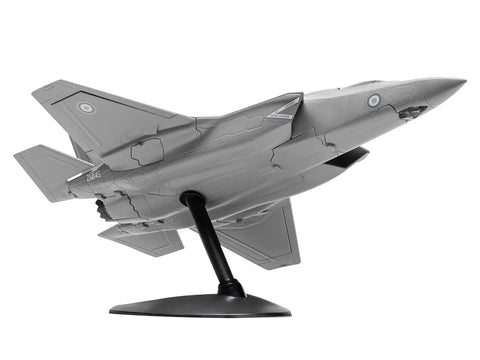 Skill 1 Model Kit F-35 Lightning II Snap Together Painted Plastic Model Airplane Kit by Airfix Quickbuild