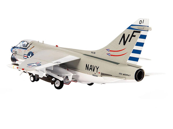 Vought A-7E Corsair II Attack Aircraft "VA-93 Blue Blazers USS Midway" (1979) United States Navy 1/72 Diecast Model by JC Wings