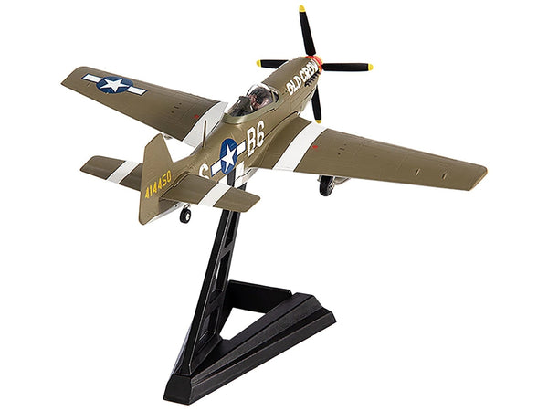 North American P-51D Mustang Fighter Aircraft "Captain Clarence E. Anderson 363rd FS 357th FG Old Crow" (1944) United States Air Force 1/72 Diecast Model by JC Wings