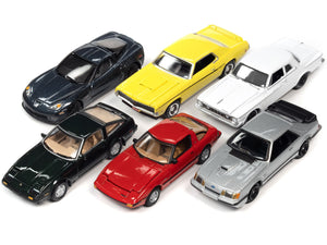 "Classic Gold Collection" 2022 Set B of 6 Cars Release 2 1/64 Diecast Model Cars by Johnny Lightning