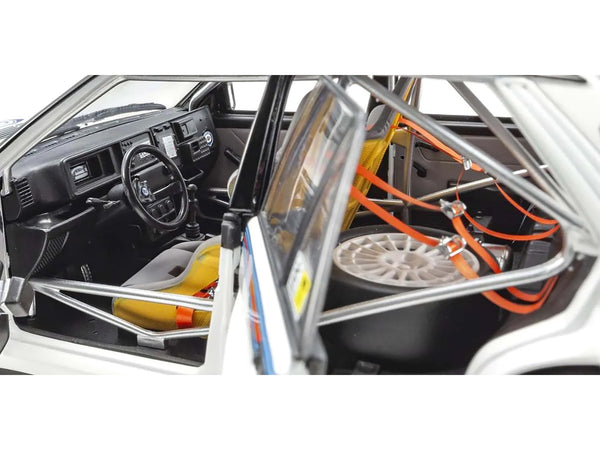 Lancia Delta HF Integrale Evoluzione Test Car White "Martini Racing" 1/18 Diecast Model Car by Kyosho