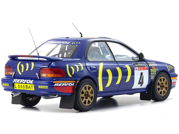 Subaru Impreza #4 Colin McRae - Derek Ringer Winner "RAC Rally" (1994) 1/18 Diecast Model Car by Kyosho