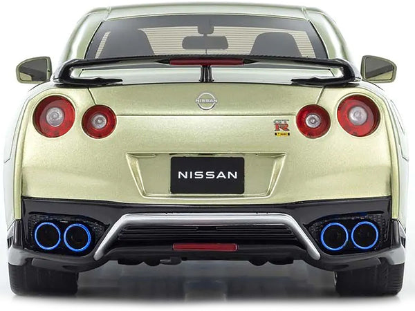 Nissan GT-R Premium Edition T-Spec RHD (Right Hand Drive) Millenium Jade Green Metallic 1/18 Model Car by Kyosho