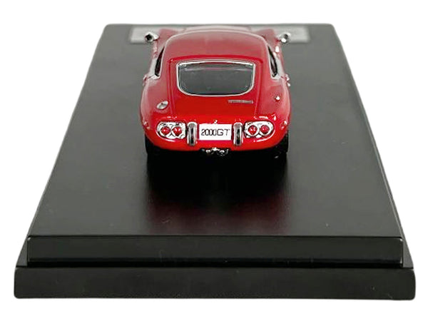 Toyota 2000GT RHD (Right Hand Drive) Red 1/64 Diecast Model Car by LCD Models