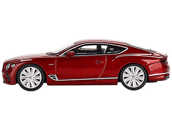 2022 Bentley Continental GT Speed Candy Red Limited Edition to 1200 pieces Worldwide 1/64 Diecast Model Car by True Scale Miniatures
