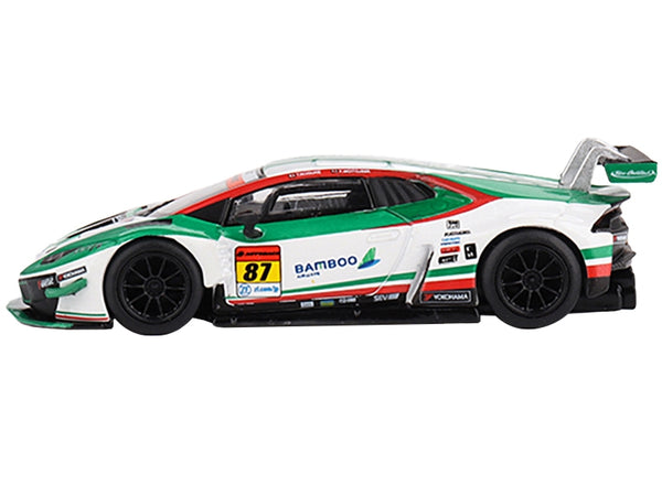 Lamborghini Huracan GT3 EVO #87 Kosuke Matsuura - Natsu Sakaguchi "Bamboo Airways - JLOC" "Super GT Series" (2022) Limited Edition 1/64 Diecast Model Car by True Scale Miniatures