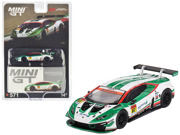 Lamborghini Huracan GT3 EVO #87 Kosuke Matsuura - Natsu Sakaguchi "Bamboo Airways - JLOC" "Super GT Series" (2022) Limited Edition 1/64 Diecast Model Car by True Scale Miniatures