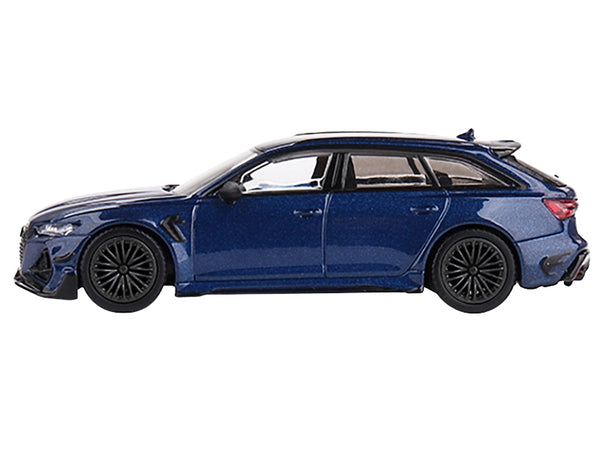 Audi RS6-R ABT Navarra Blue Metallic Limited Edition to 3240 pieces Worldwide 1/64 Diecast Model Car by True Scale Miniatures