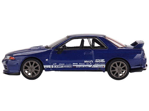 Nissan Skyline GT-R "Top Secret" VR32 RHD (Right Hand Drive) Blue Metallic Limited Edition to 6000 pieces Worldwide 1/64 Diecast Model Car by True Scale Miniatures